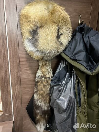 Шапка мужская из лисы