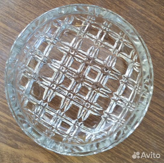 Пепельница СССР стекло 13 см