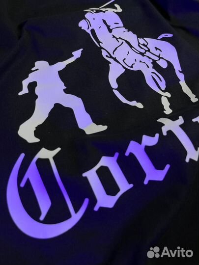 Черная футболка Corteiz