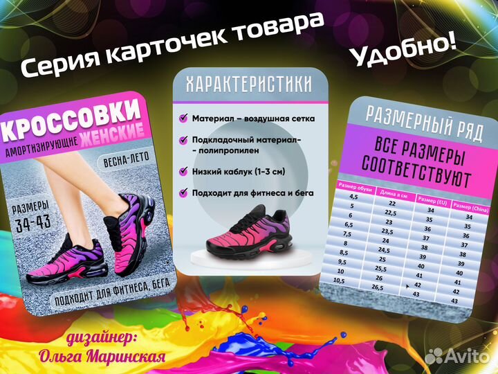 Дизайн карточки товара для wildberries