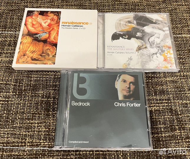 Музыкальные сd диски (Renaissance, Bedrock)