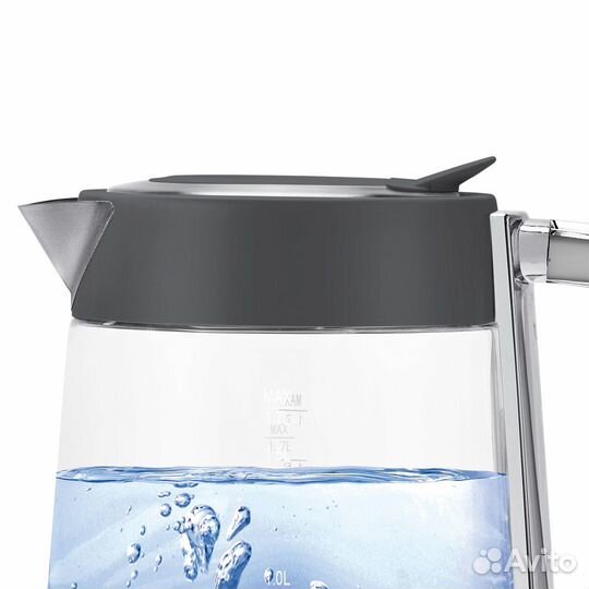 Чайник Polaris PWK 1715 CGL Water Way Pro, графит