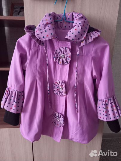 Детская куртка плащ