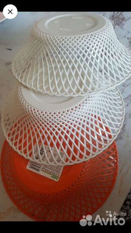 Тарелка сухарница ажурная новая