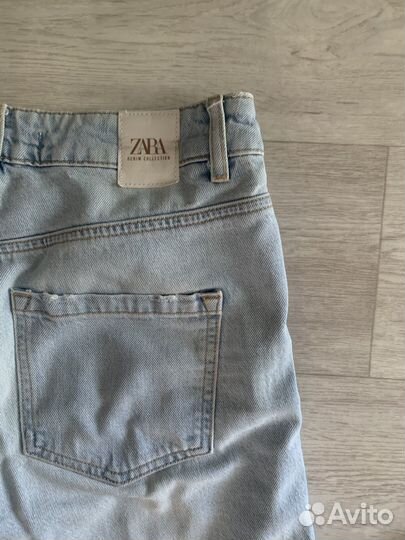 Джинсы zara mom fit