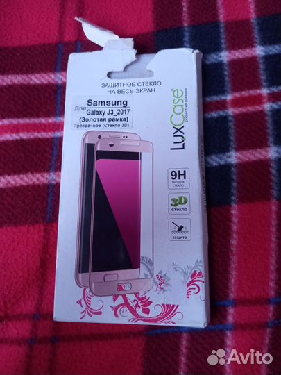Защитное стекло на samsung J3