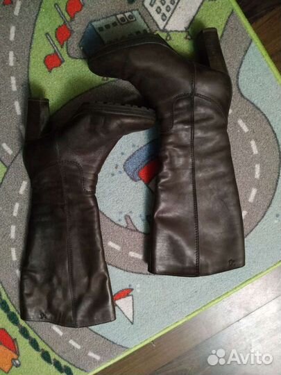 Зимние женские сапоги 38 натуральная кожа