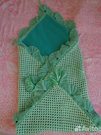 Вязаный плед