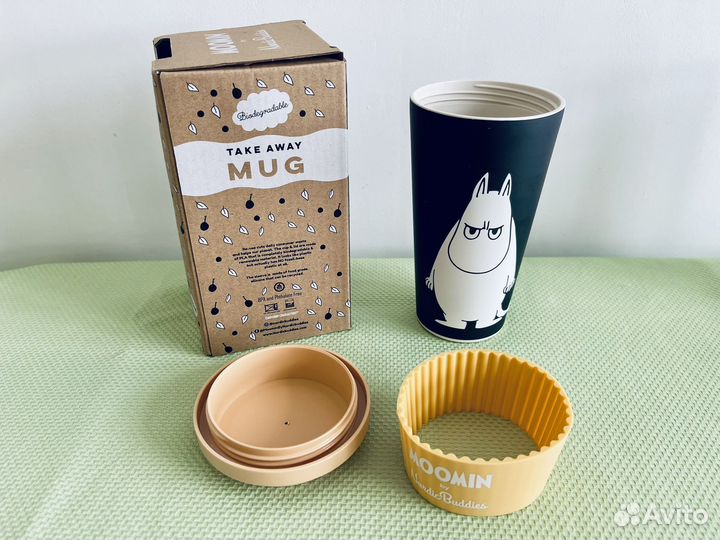 Стакан термос тарелка moomin