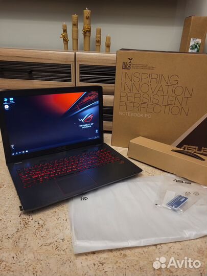 Игровой Asus Rog GL552 i7, gtx960m, 8gb, ssd+hdd