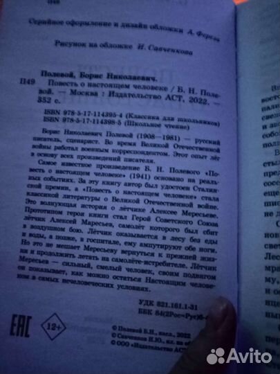 Книга Борис Полевой 