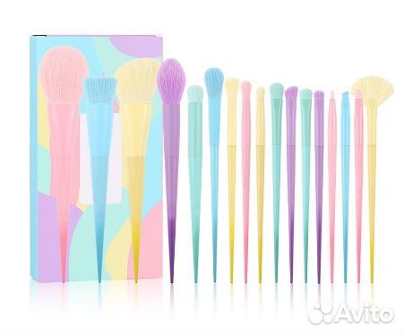 Кисти для макияжа,набор кистей таклон,17 шт