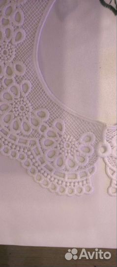 Кружевной пришивной воротник