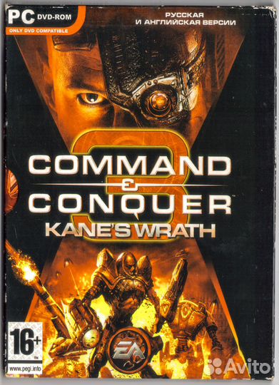 Command & Conquer 3: Kane’s Wrath. PC DVD. пк диск