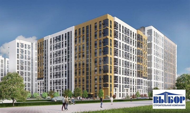 2-к. квартира, 53,5 м², 8/18 эт.