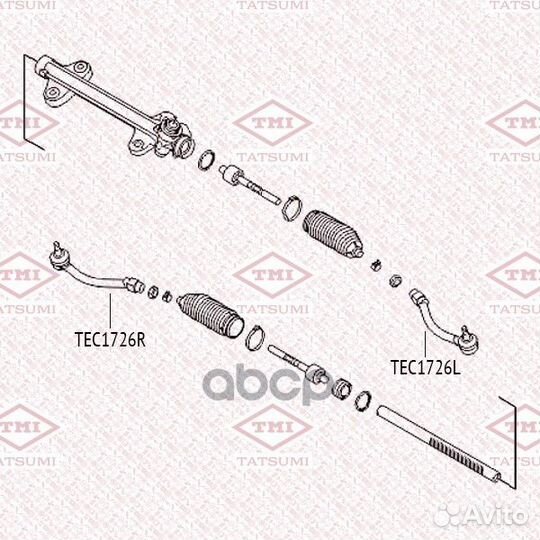 Наконечник рулевой тяги hyundai/KIA elantra/I30