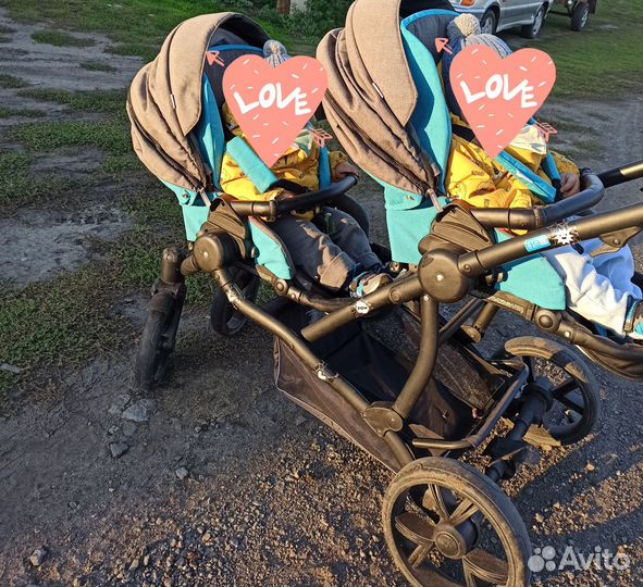 Коляска для двойни