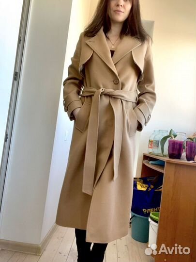 Пальто женское демисезонное 46
