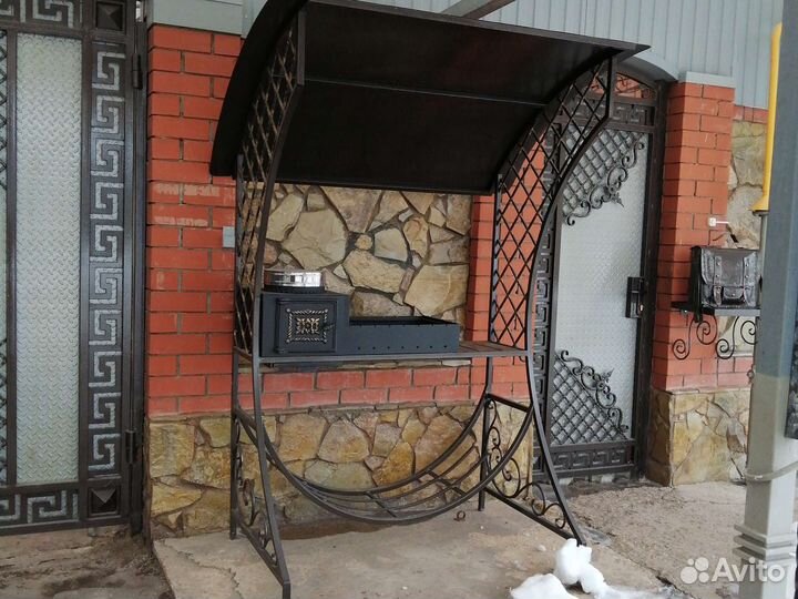 Мангал, печи для бани