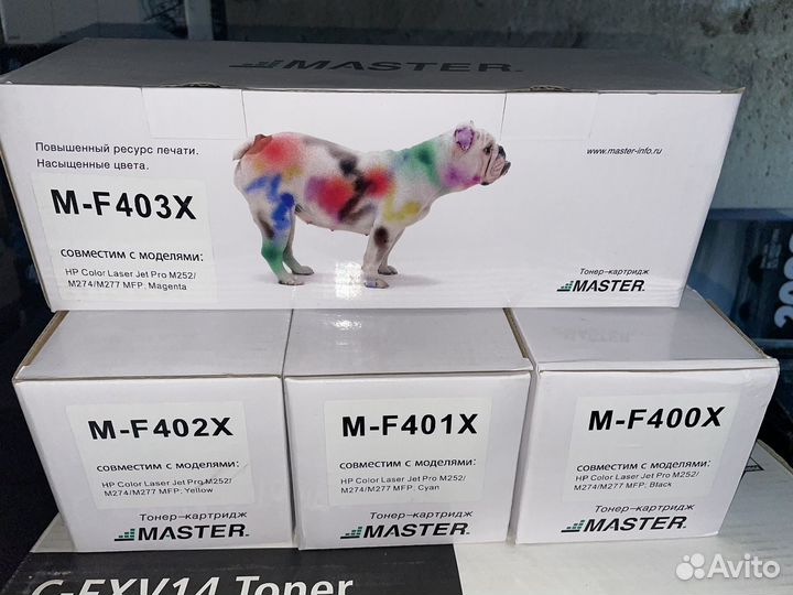 Не оригинал CF400x(401,402,403)x комплект