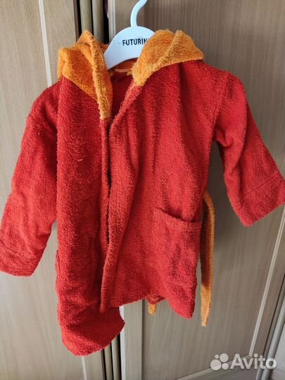 Махровый халат Три кота 92-98