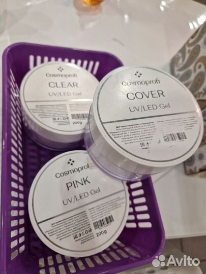 Гели для наращивания и укрепления ногтей