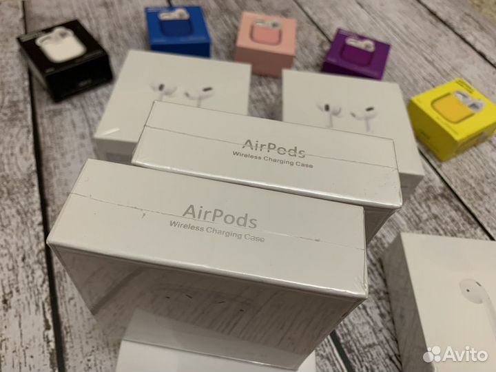 Airpods 2 / 3 / Pro / Pro 2 Гарантия + чехол