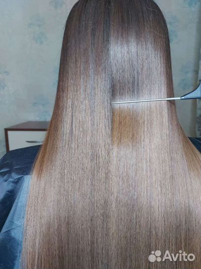 Кератиновое выпрямление