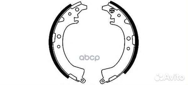 K2333-01 4085.00569SBS колодки барабанные To