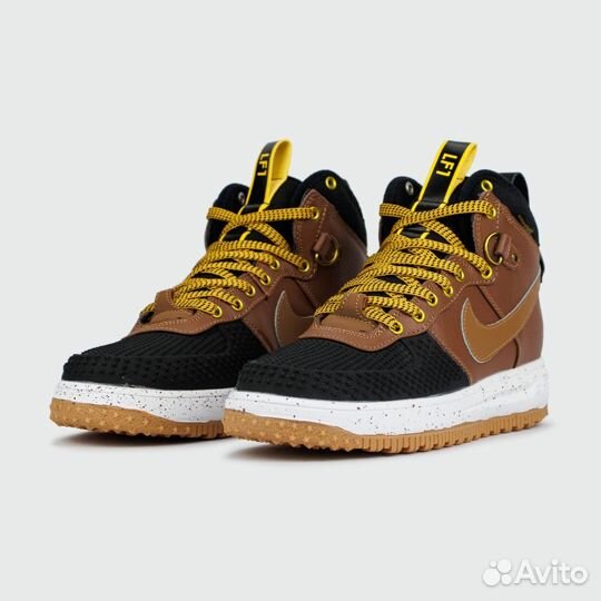 Кроссовки Nike Lunar Force 1 Duckboot Brown / Blac