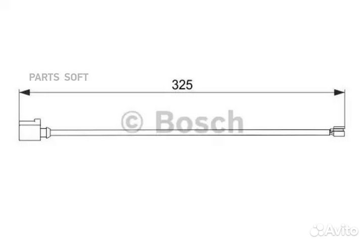 Bosch 1 987 474 567 датчик износа колодок пер. L325\ VW Touareg 3.0-4.2TDi V8 10