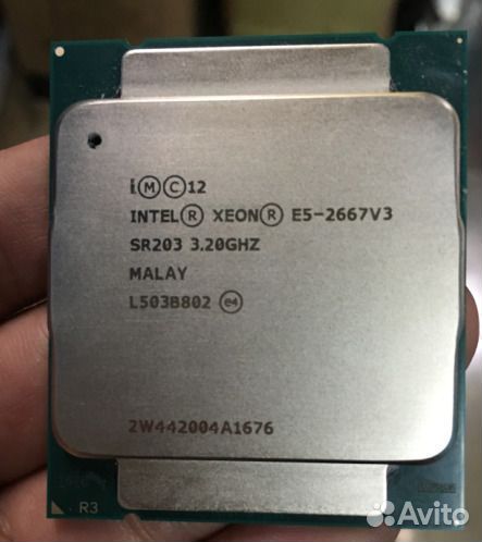 Intel Xeon E5-2667v3 8 core 3.2GHz 20MB 135W
