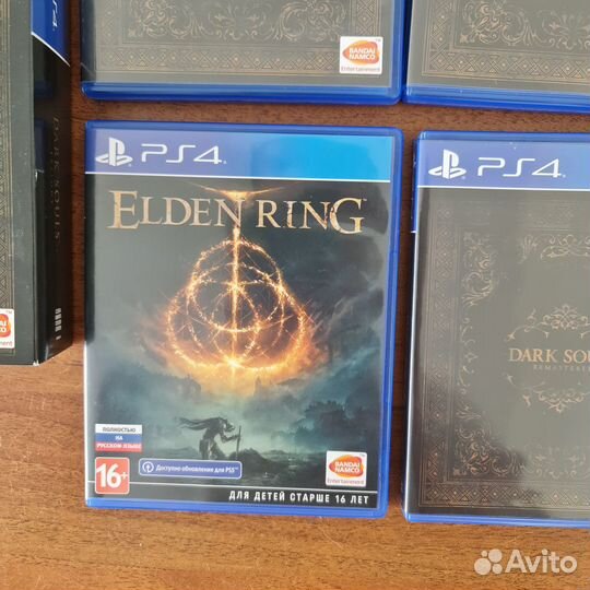 Игры Dark Souls Trilogy + Elden Ring PS 4 (Скупка)