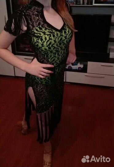 Платье для бальных танцев, латина