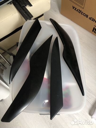 Реснички на фары ford focus 2