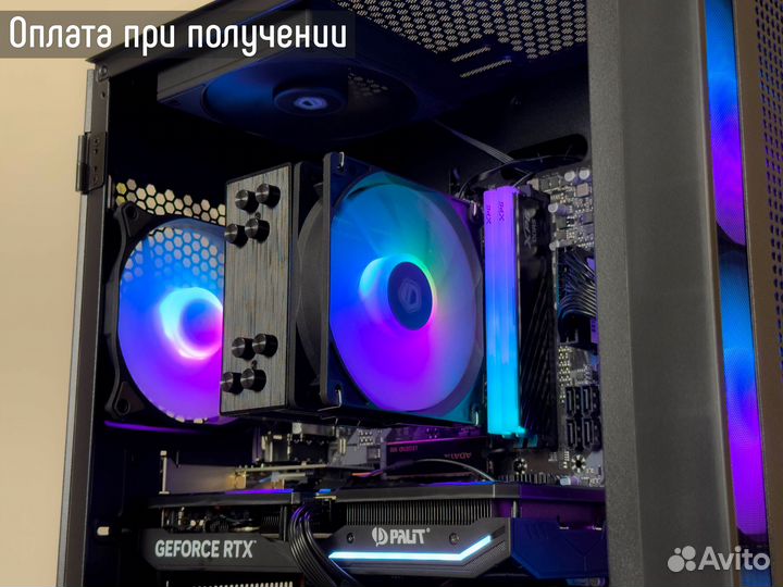 Игровой пк, RTX 4060 и AMD 5600 Новый + Видео