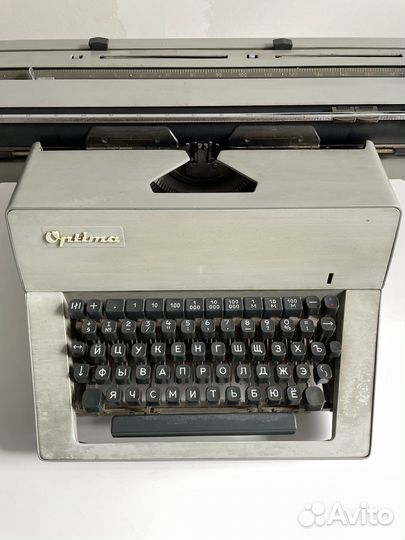 Печатная машинка Optima M14 гдр 1962-1980гг