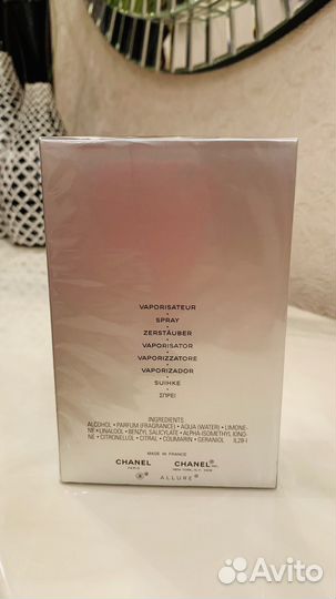 Туалетная вода chanel allure homme sport