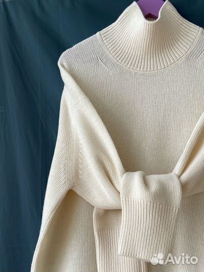 Свитер (джемпер ) оверсайз кашемир/ меринос