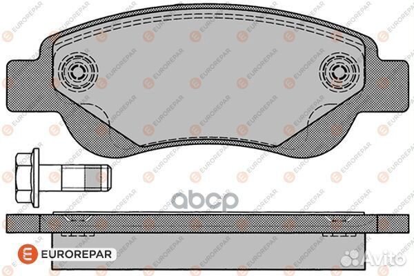 Колодки торм.перед. PSA PSA 1617264880 eurorepar