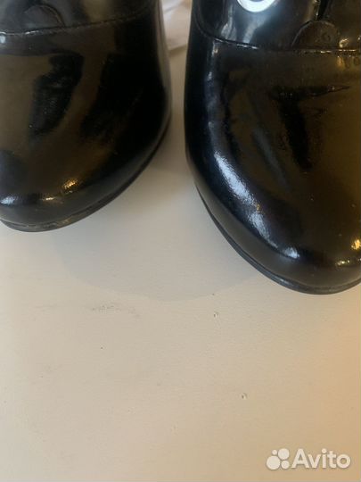 Коллекция чёрные кожаные ботинки carnaby 37 р