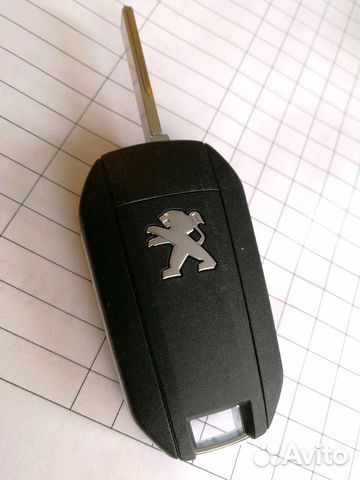 Оригинальный ключ Пежо Peugeot 408 508 FSK