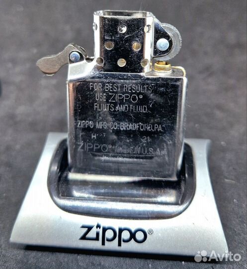 Zippo Antique Silver PlatePlate