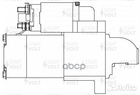 Стартер для а/м Hyundai H-1/Starex (07) 2.5D 2
