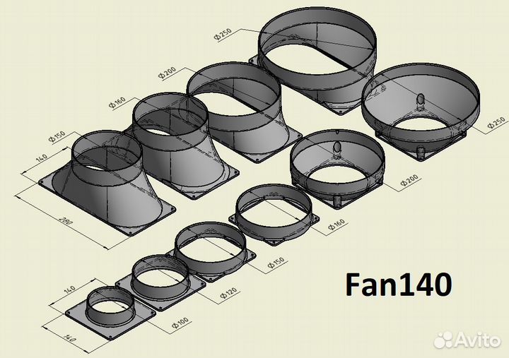 Фланцы для асика