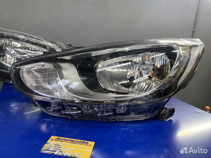 Фары на hyundai solaris