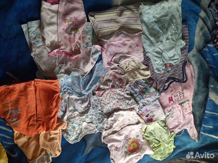 Вещи пакетом на девочку 68-80