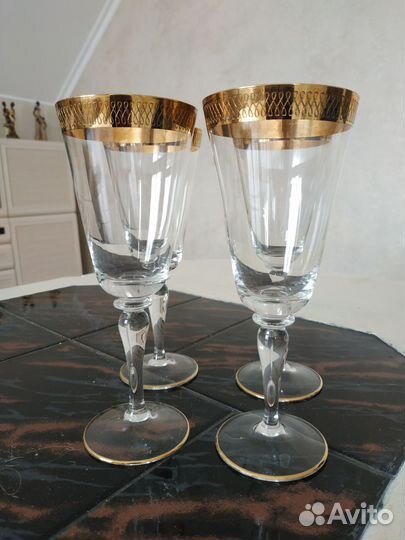 Фужеры и рюмки Богемия Чехия