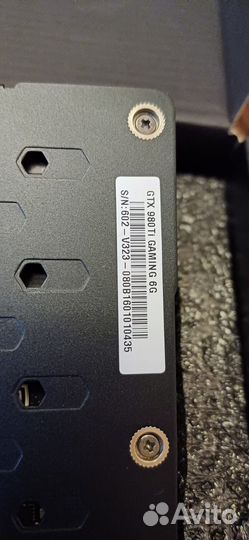 Видеокарта gtx 980 ti