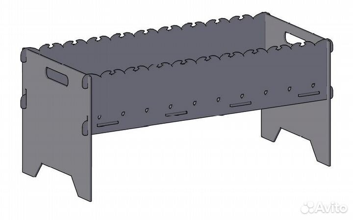 Мангал разборный 3 мм